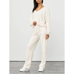 ALO Dream High Waisted Wide Leg Pants Small